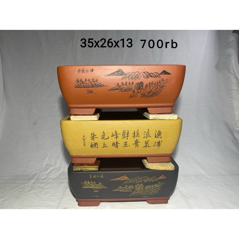 pot keramik bonsai import premium