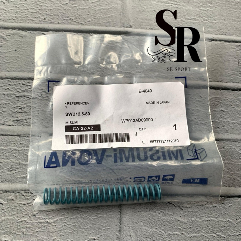 Per misumi biru muda SWU 12.5 - 80 / Original japan untuk per valve