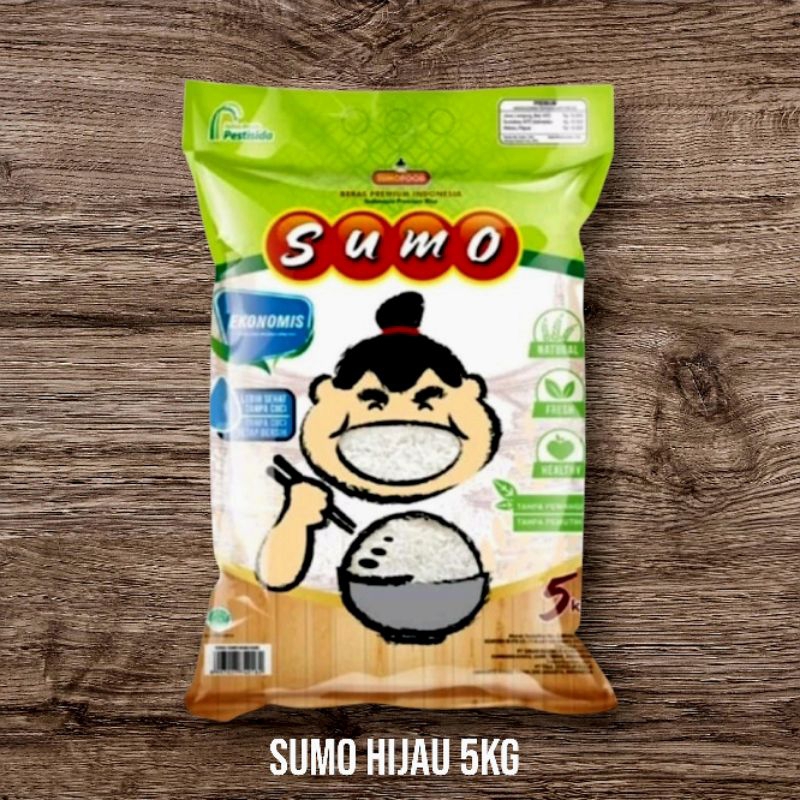 

BERAS SUMO KEMASAN HIJAU 5KG