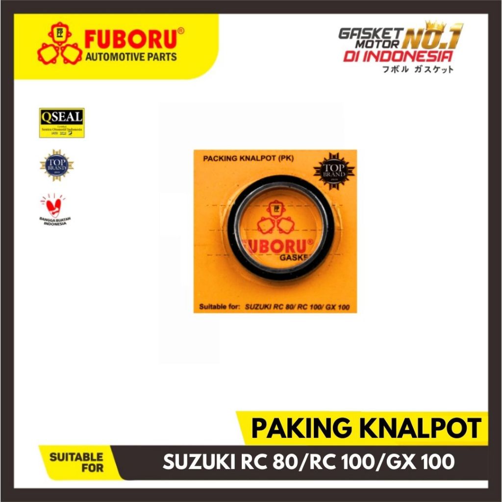 PAKING KNALPOT RC 80 / RC 100 / GX 100 PERPAK GASKET KNALPOT ATAS FUBORU