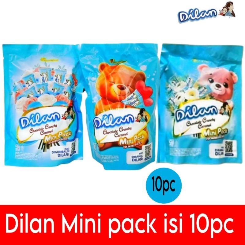 Dilan Mini pouch coklat isi 10pc