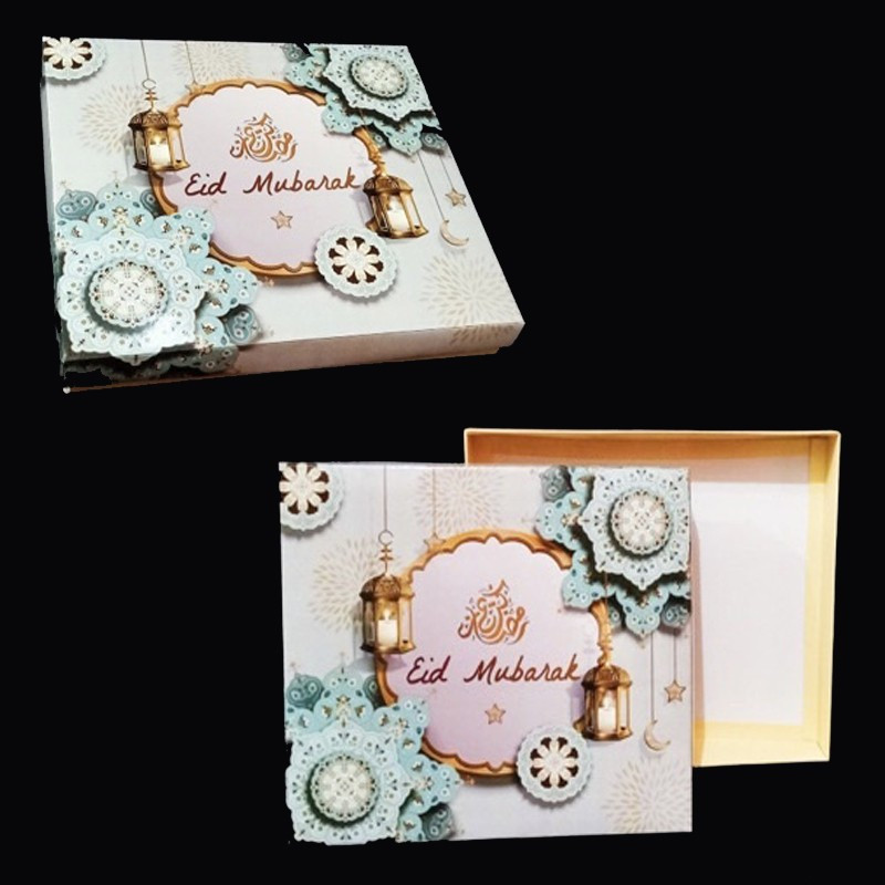 

5 Pcs Box Nastar Motif Lentera Idul Fitri Dus Sekat Mika Hampers Kue Lebaran