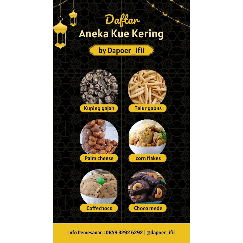 

aneka kue kering 250 - 500 gram