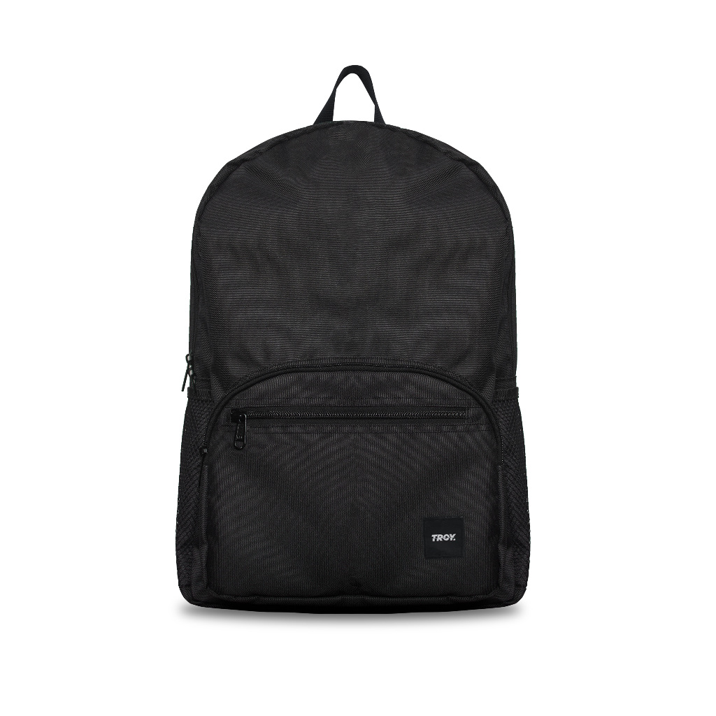 Troy Company Backpack Black Quokka - Tas Ransel Hitam BP 2994
