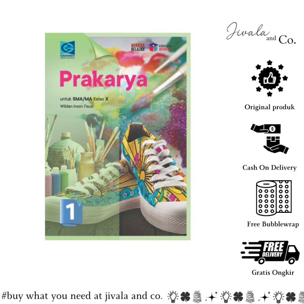 GRAFINDO SMA - Prakarya Kelas 10,11,12 Kurikulum Merdeka