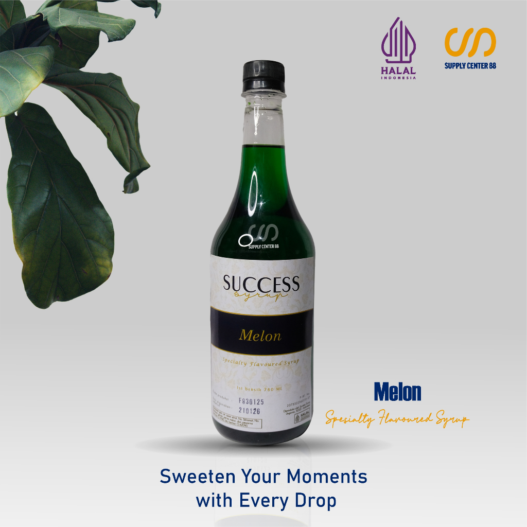 

Success Melon Special Flavored Syrup Perasa Minuman Botol dari Plastik