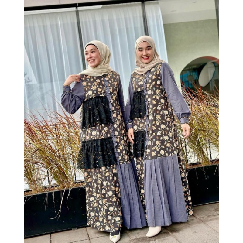 Eazystyle Sabia Dress Daily Raya Series. Sabia Gamis Raya Series Terbaru. Sabia Dress Eazystyle. Eaz