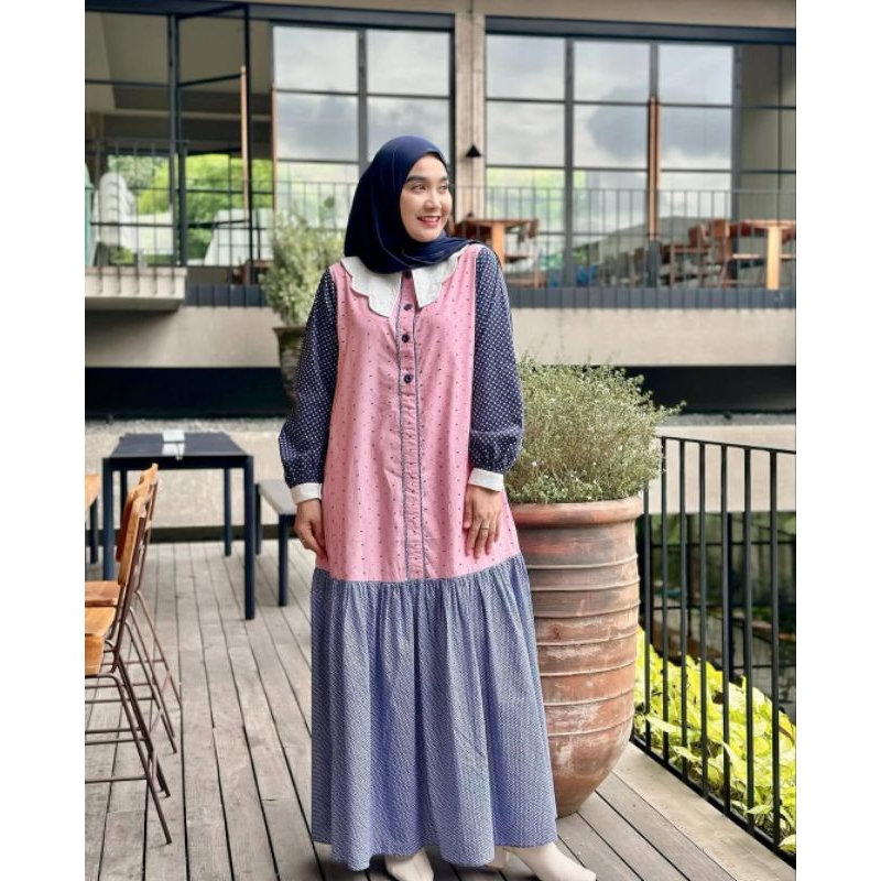 Eazystyle Alisa Raya Daily Series. Alisa Dress Daily Raya Series Eazystyle Terbaru. Eazystyle Origin