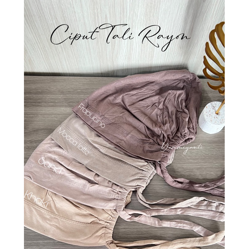 Inner Basic Turki Tali / Ciput Tali Rayon Premium