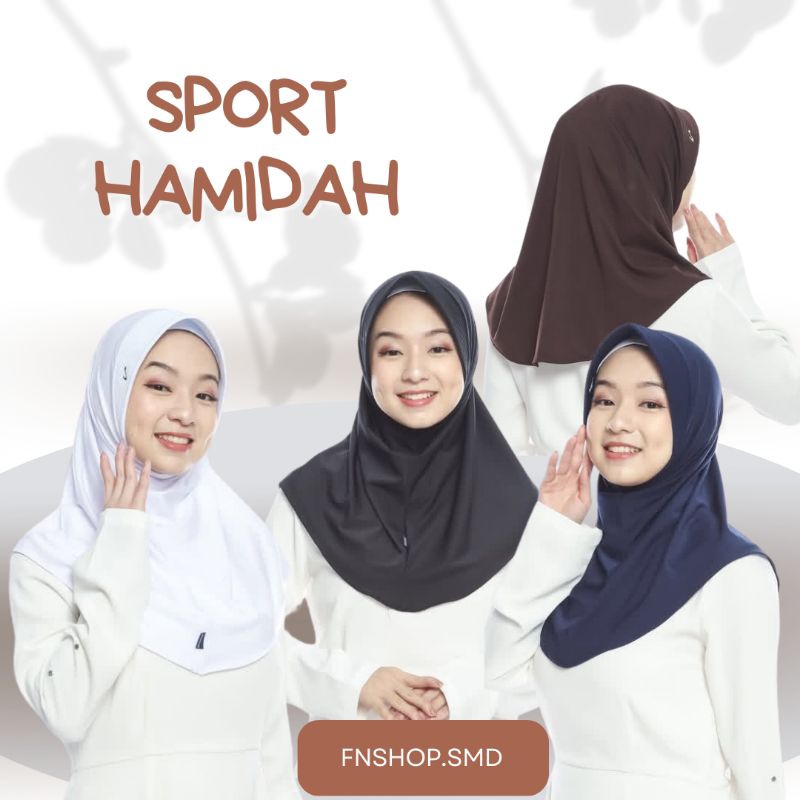 Hamidah Bergo Sport / Hijab Sport /Hamidah S/bergo hamidah