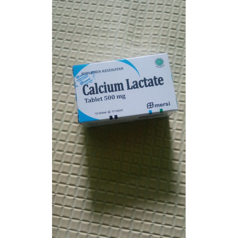 Mersi Suplemen Kesehatan Calcium Lactate Tablet 500 mg