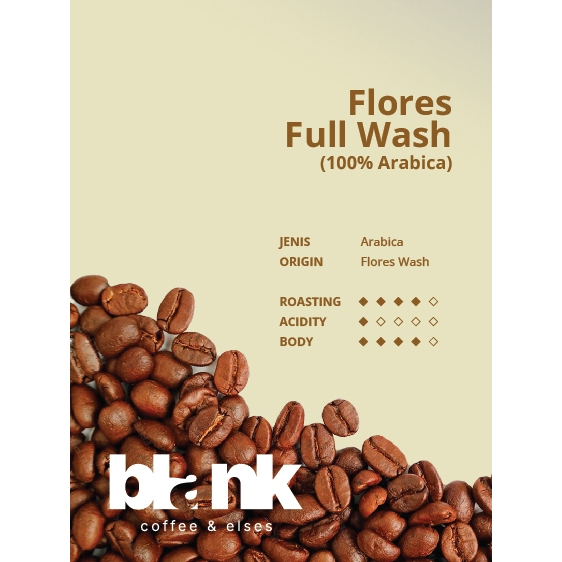 

Biji Kopi Arabica - Flores Wash