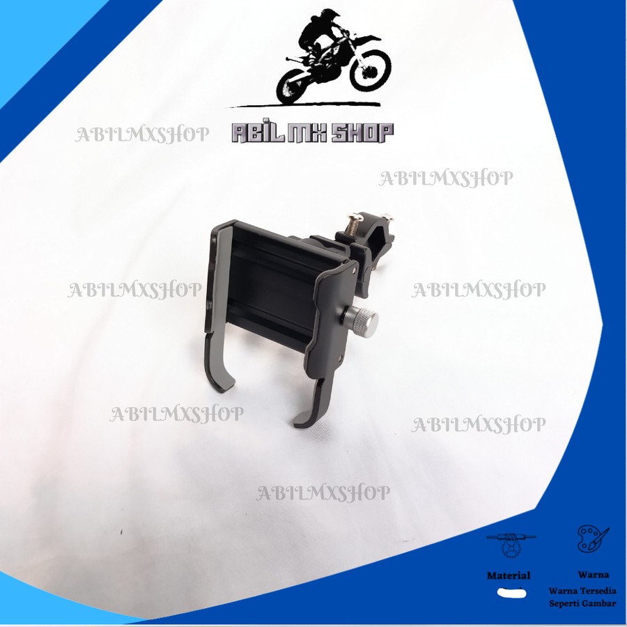 HOLDER HP STANG MOTOR PHONE HOLDER KISEKI PENYANGGA HP GPS UNIVERSAL BRACKET BRAKET BREKET NMAX AERO