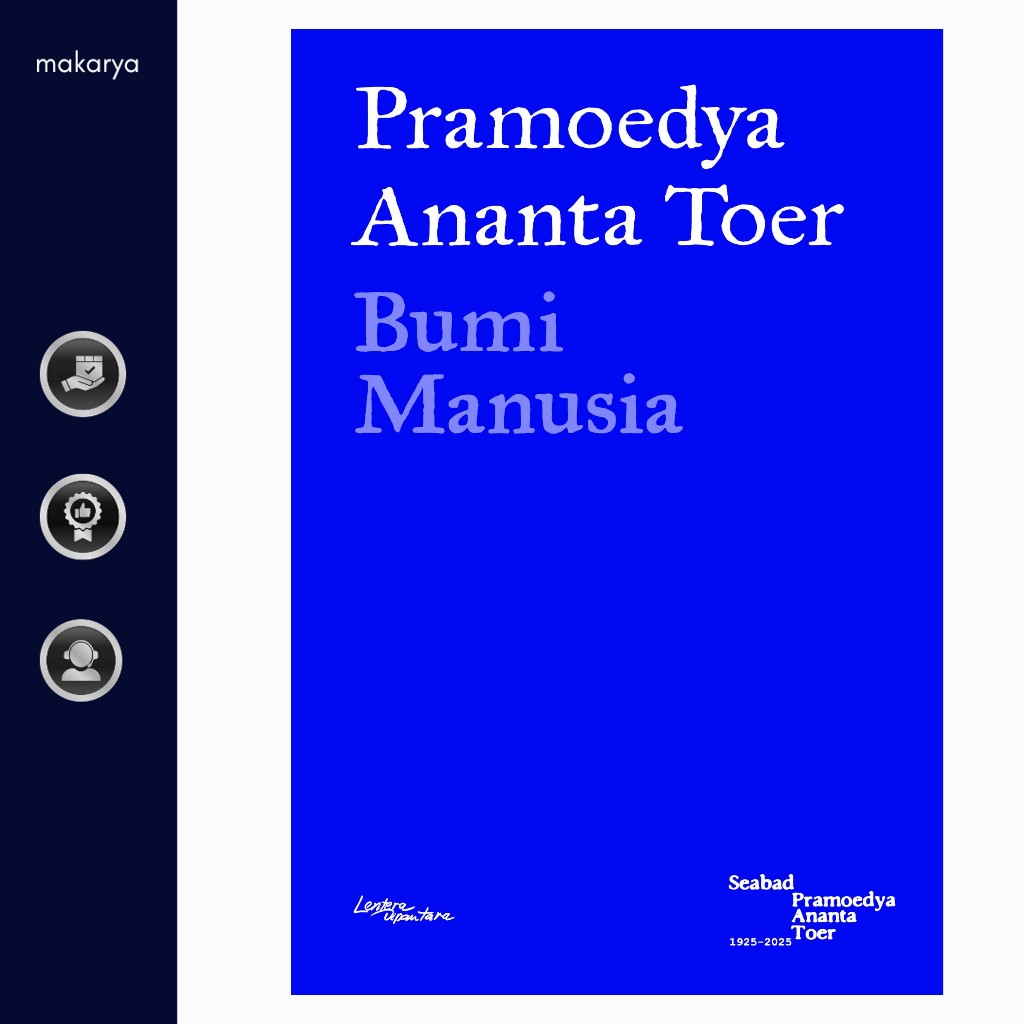 Novel Bumi Manusia - Pramoedya A. Toer (Lentera Dipantara)