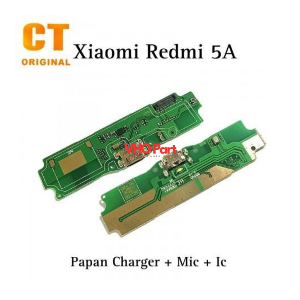 Original CT Ada IC - Papan PCB Charger + Mic Xiaomi Redmi 5A / MCG3B / MCI3B - Flexible Flexibel Fle