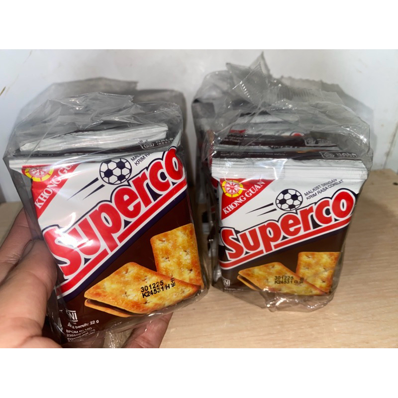 

Superco Malkist Cream Coklat Khong Guan (1Pack isi 10 Pcs)