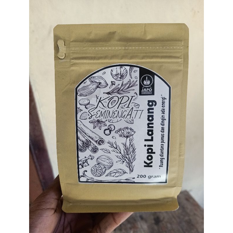 

Kopi Sangkar Sangar | kopi lanang plus kunyit hitam thailand