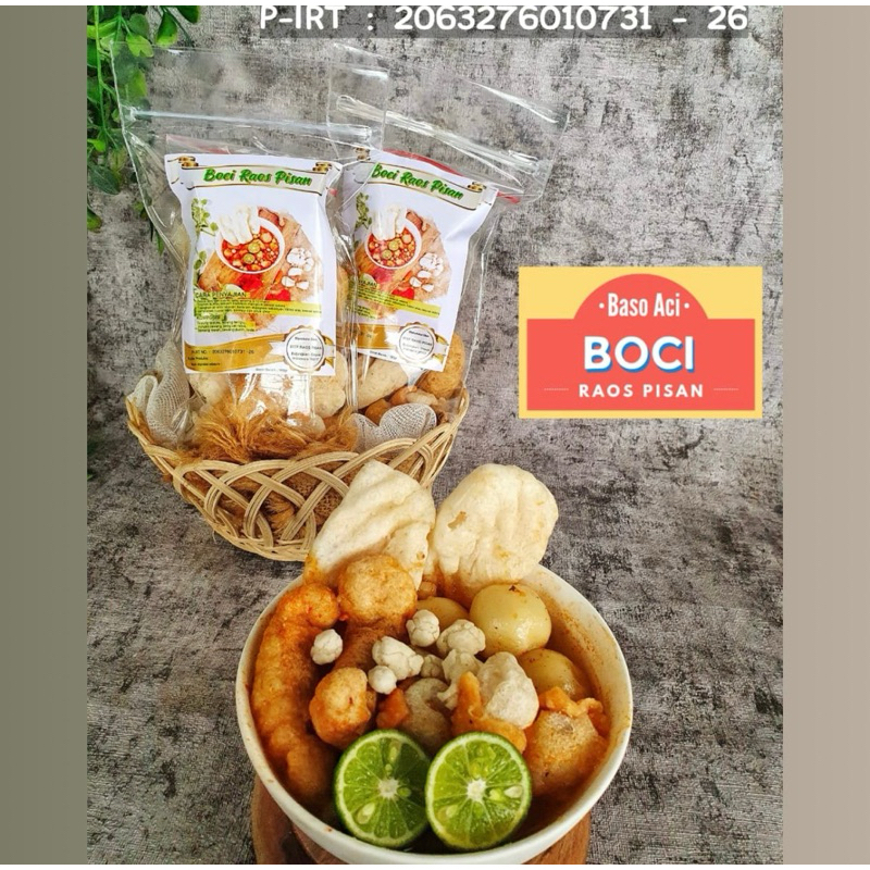

PAKET BUNDLING OLANJI BAKSO ACI RAOS PISAN 2pcs kemasan 120