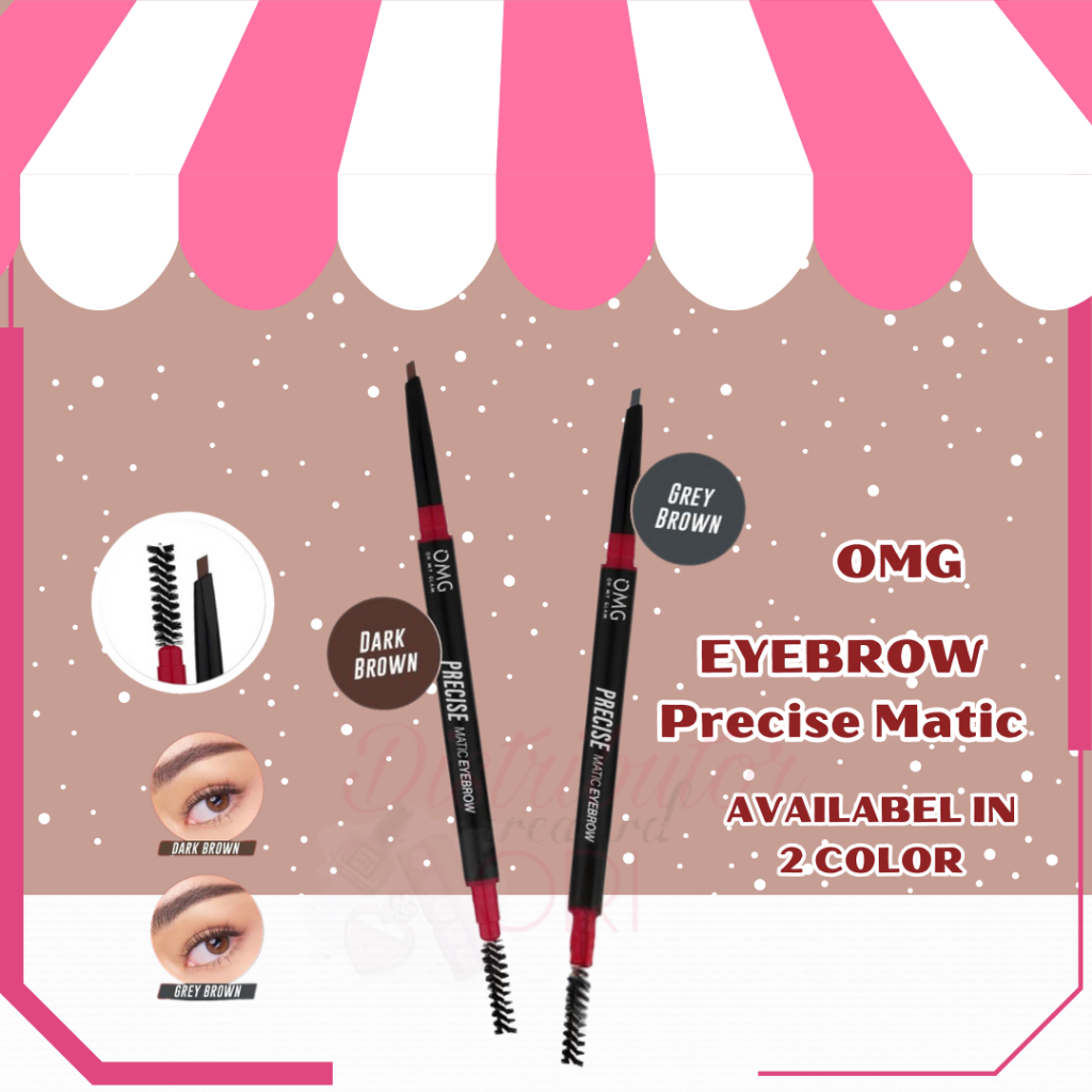 OMG OH MY GLAM EYEBROW Precise Matic, Precisely On-Point Pensil Alis Tahan Lama dan Presisi | Waterp