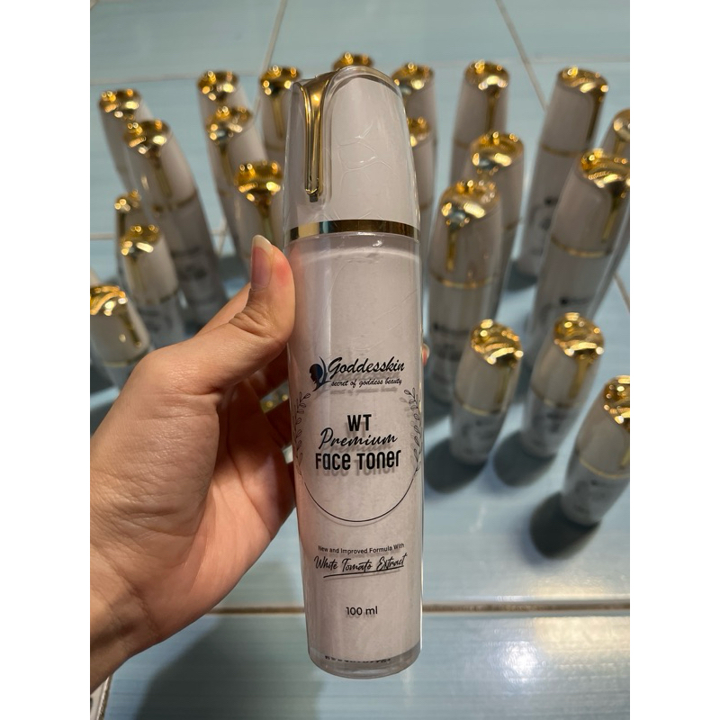 WT premium face toner( Goddesskin) by klinik kecantikan athena dr richard lee masih segel / belum pe