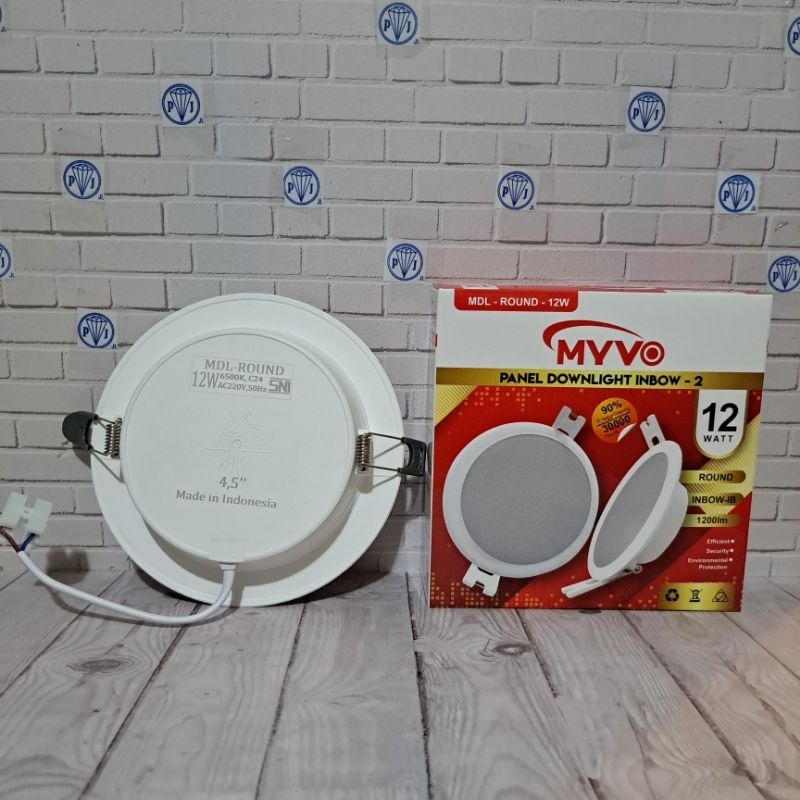 Lampu Downlight Led Panel 12 watt MYVO