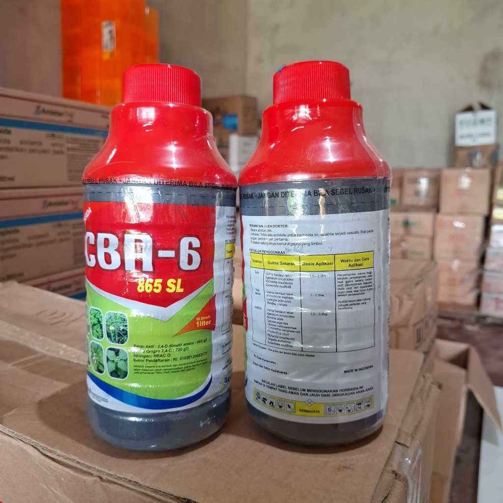 CBA-6 865 SL 1 L - Herbisida Selektif Racun Rumput dan Gulma Daun Lebar