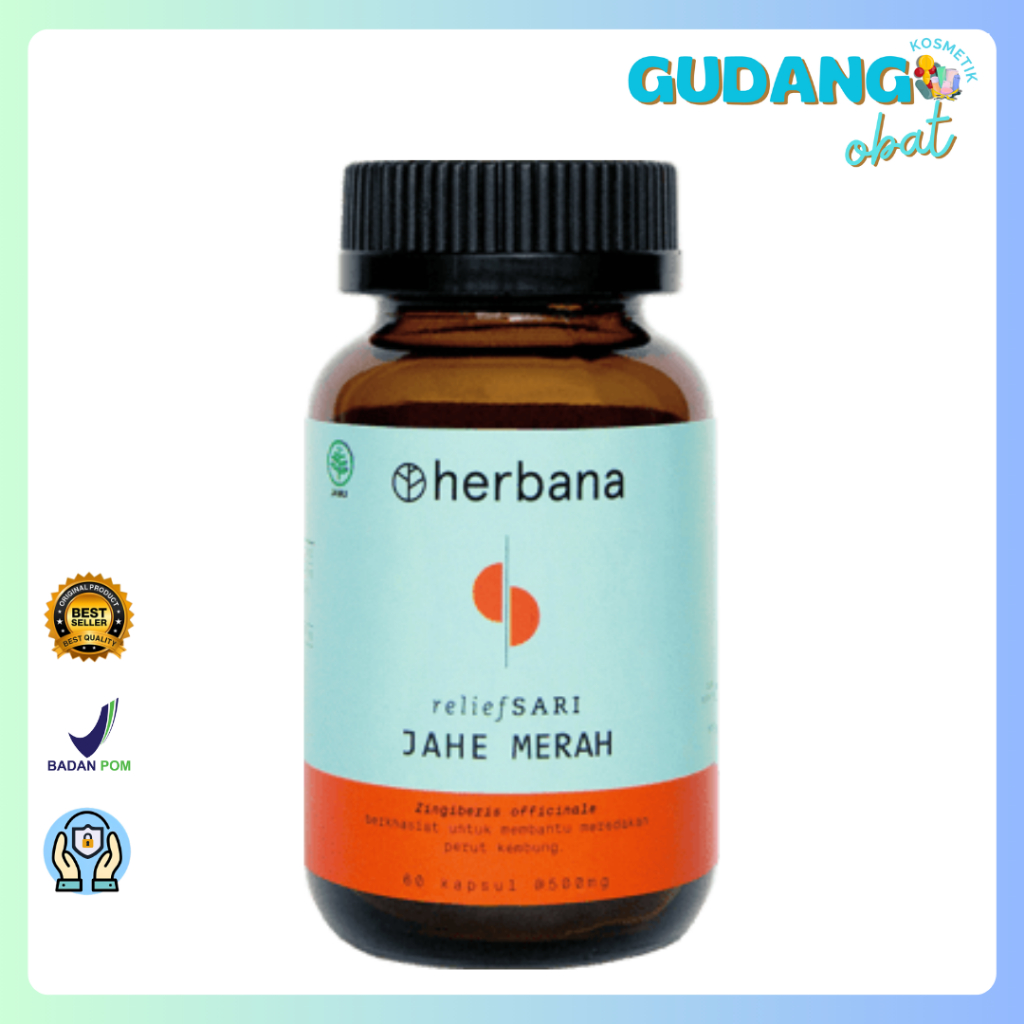 

Herbana Jahe Merah - Isi 30's