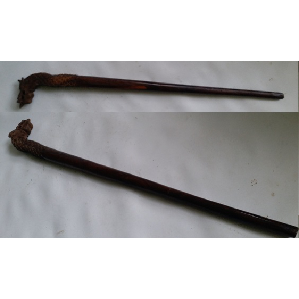 Antik Tongkat kuno / teken dari bahan kayu sonokeling NOGO SOSRO