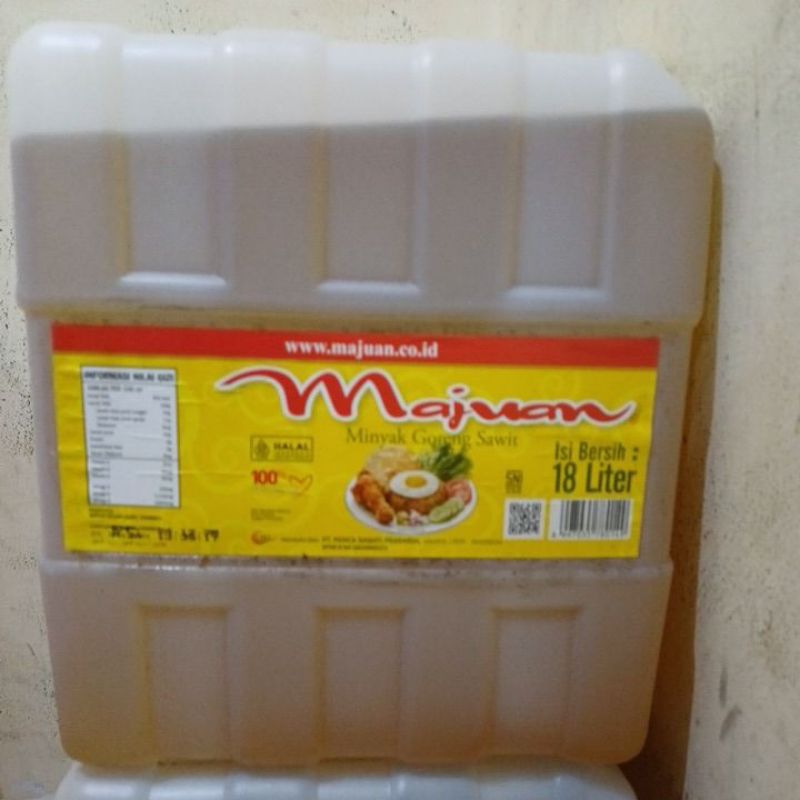 

Minyak Goreng Kelapa Sawit Majuan Jerigen 18 L
