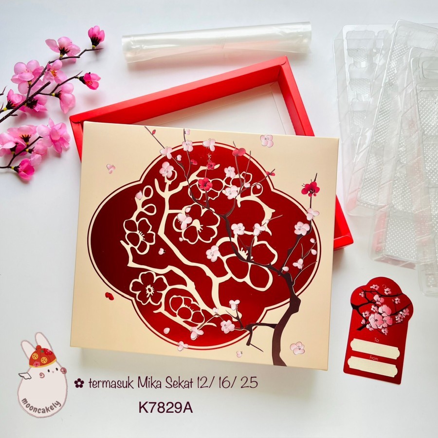 

(10set) Kotak Imlek Mika Sekat 12/16 K7829A Box Sincia Dus Nastar CEK VARIAN K88 | K78