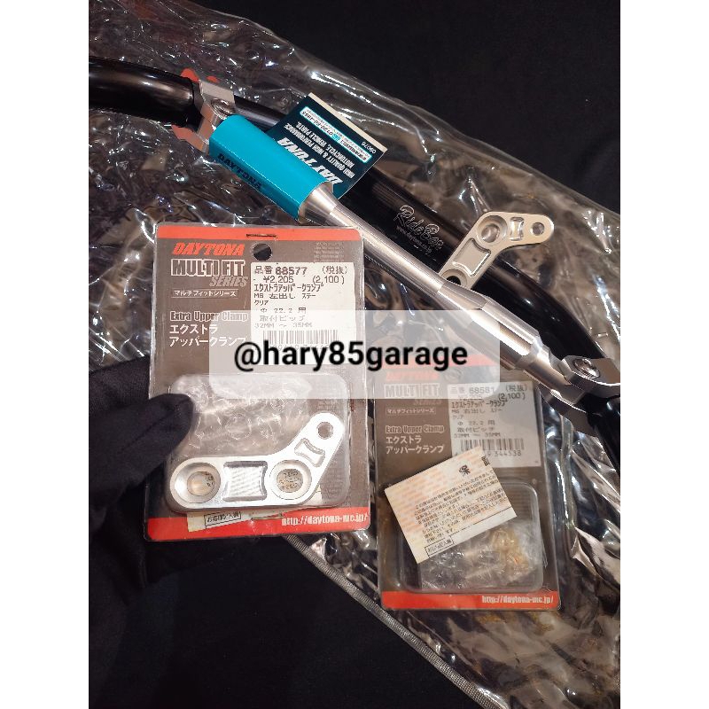 BRACKET KLEM STANG STIR DAYTONA ORIGINAL JAPAN