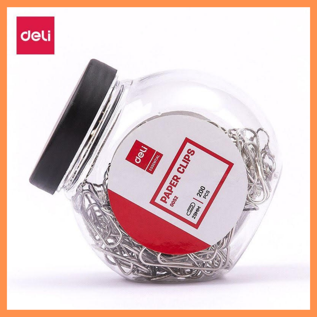 

DELI Paper clip clasic isi 200 pcs E0052