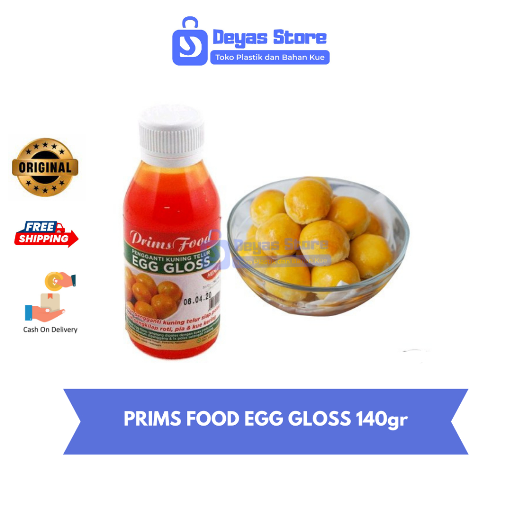 

PRIMS FOOD EGG GLOSS/PENGANTI KUNING TELUR 140gr
