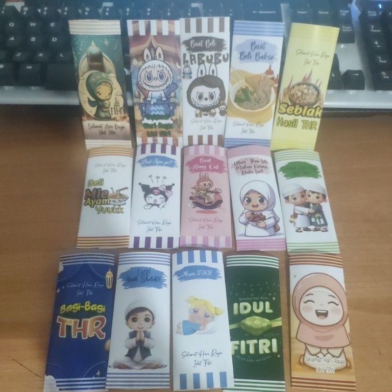 

amplop lebaran / amplop permen / amplop unik / angpao lebaran isi 15 lembar