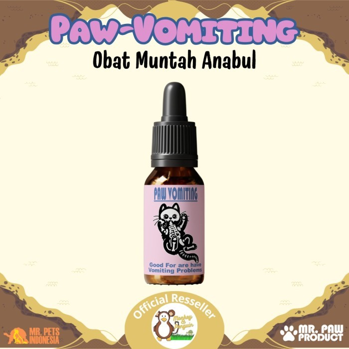 [MR PAW] Paw Vomiting Obat Muntah Maag Kembung Anabul / Obat Muntah Anjing Kucing