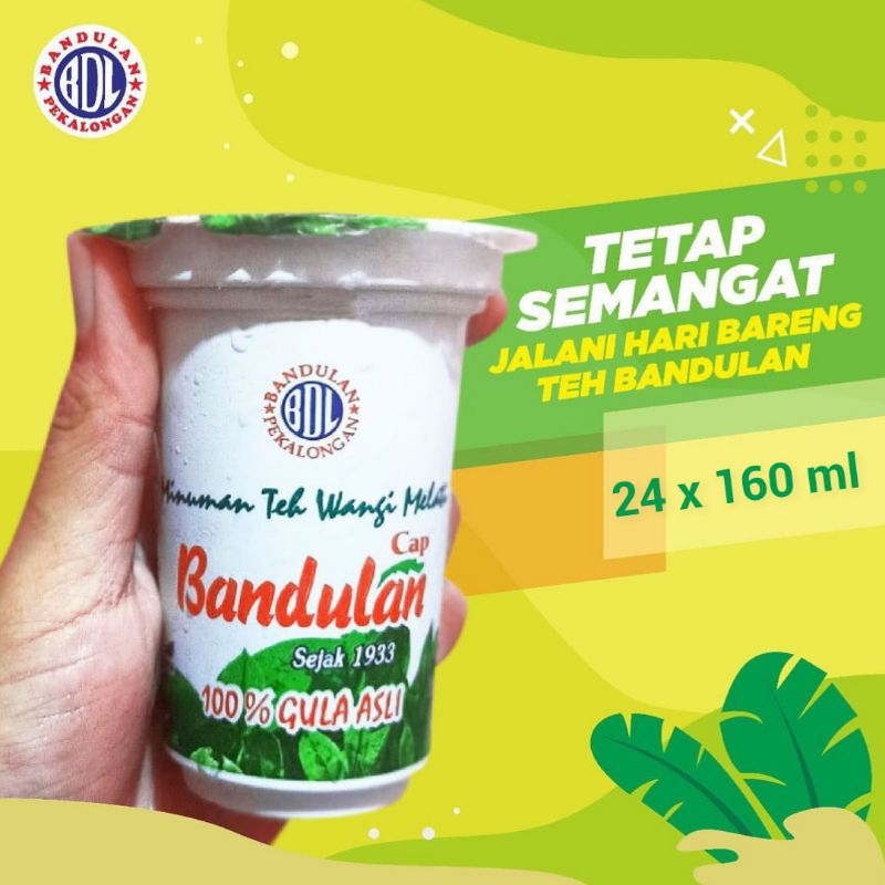 

TEH BANDULAN MELATI 160 ML 1 DUS isi 24 CUP