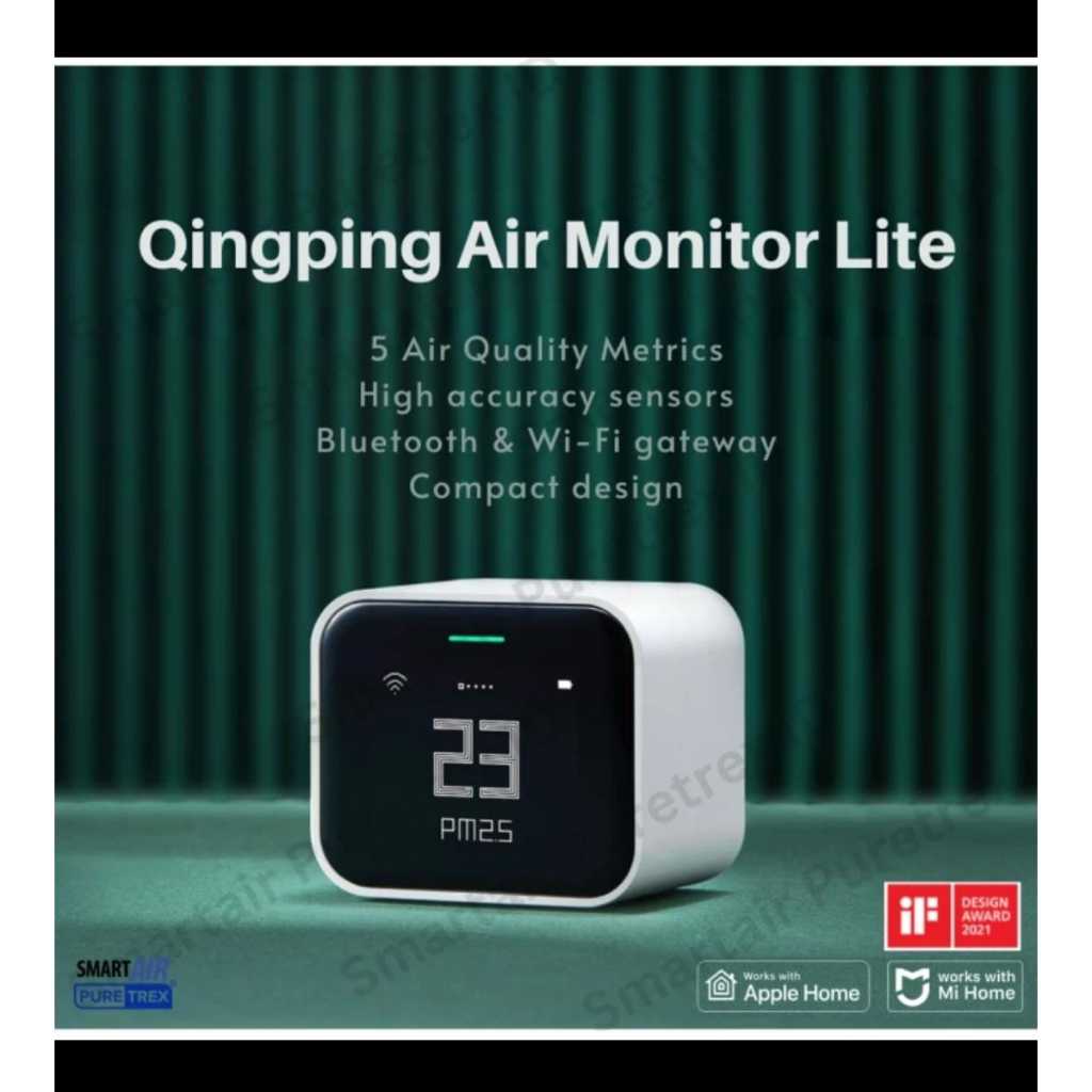 QingPing Lite Air Quality Monitor Smart Detector Sensor PM2.5 CO2
