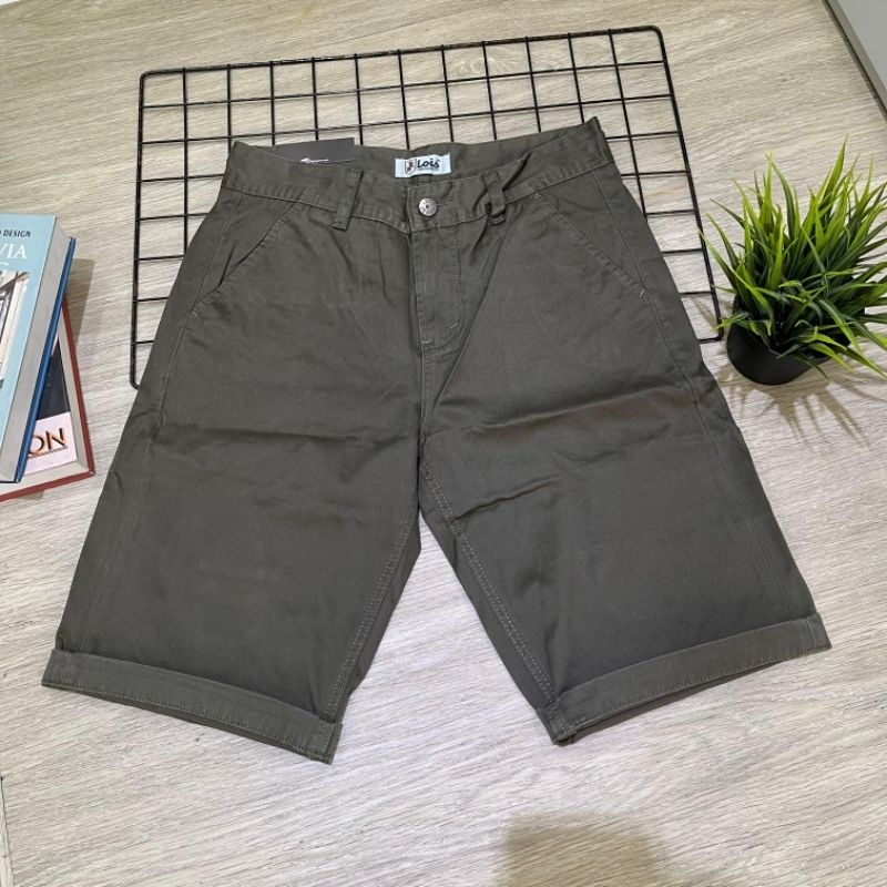 celana pendek chinos lois pria original