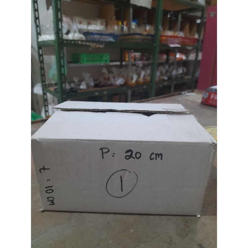 

Kotak Kardus Karton Pempek Packing Putih Polos No.1