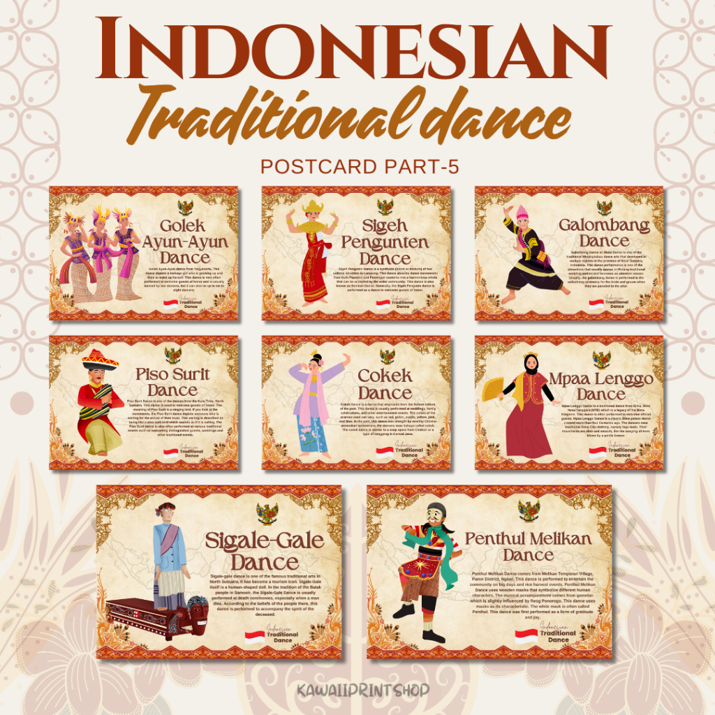

Kartu Pos Tarian Budaya Daerah Indonesia | Indonesian District Dance Postcard Postcrossing Part 5 | Kartu Pos Tarian Daerah Budaya Nusantara Indonesia