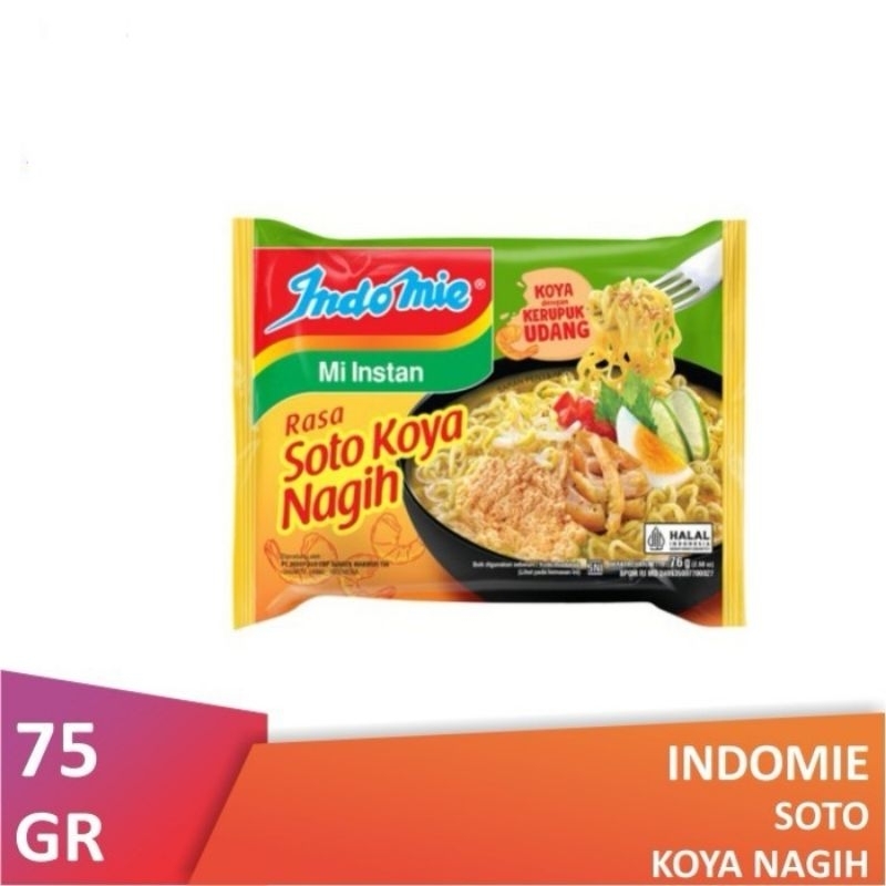 

Mie Instant Indomie Kuah Rasa Soto Koya Nagih