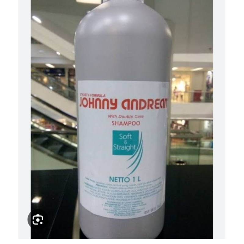 1000 ml Shampoo Soft & Straight Johnny Andrean / Shampoo Johnny Andrean