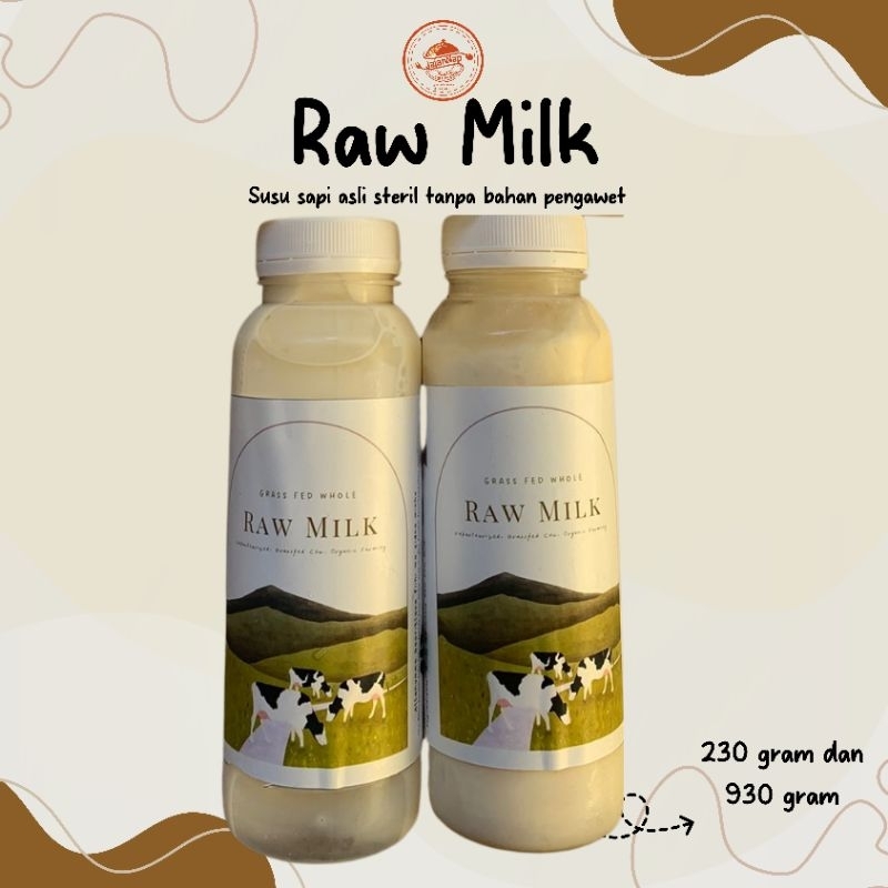 

JAJANNAP ~ Raw Milk varian Plain/susu pasteurisasi/susu segar/susu sapi segar