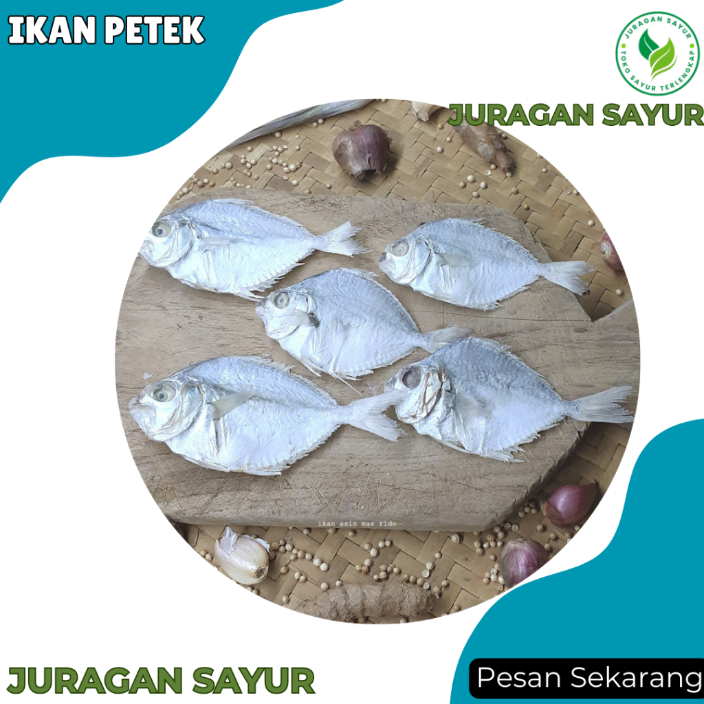 Ikan Laut Petek Petek Fresh Segar - Ikan Laut Petek 1 kg - Ikan Segar Petek Petek - Juragan Sayur
