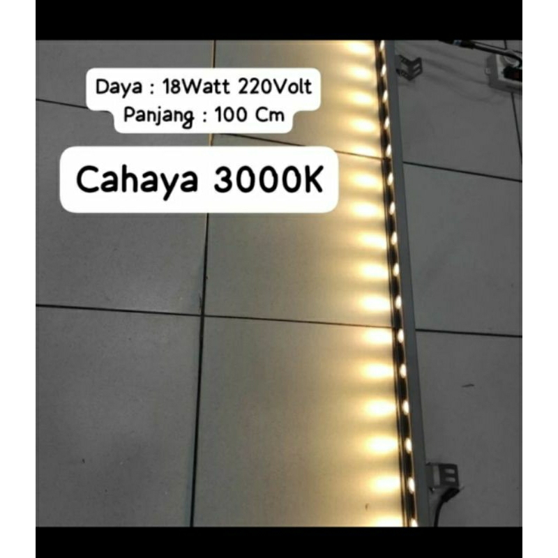 lampu sorot led wall washer 18 w 18 watt 220volt