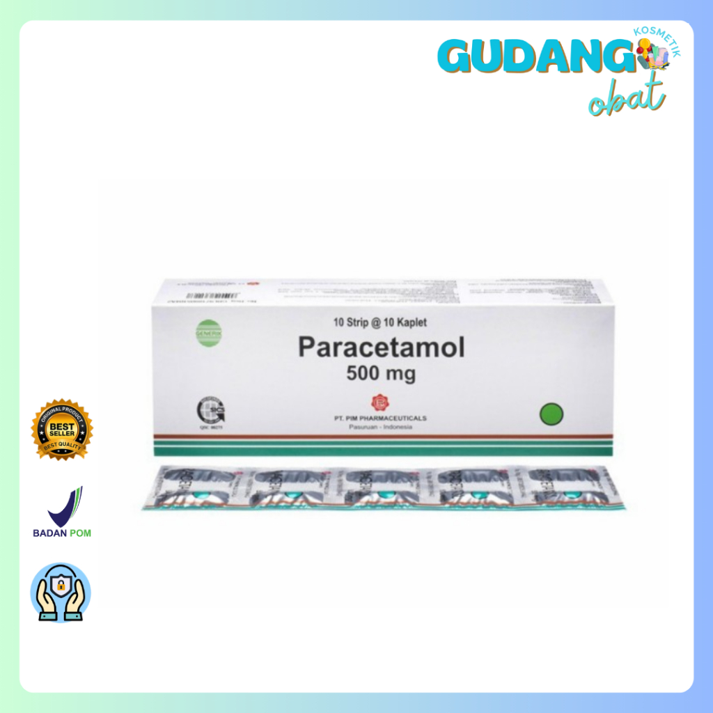 Paracetamol (PIM) Tablet 10's - Penurun Demam