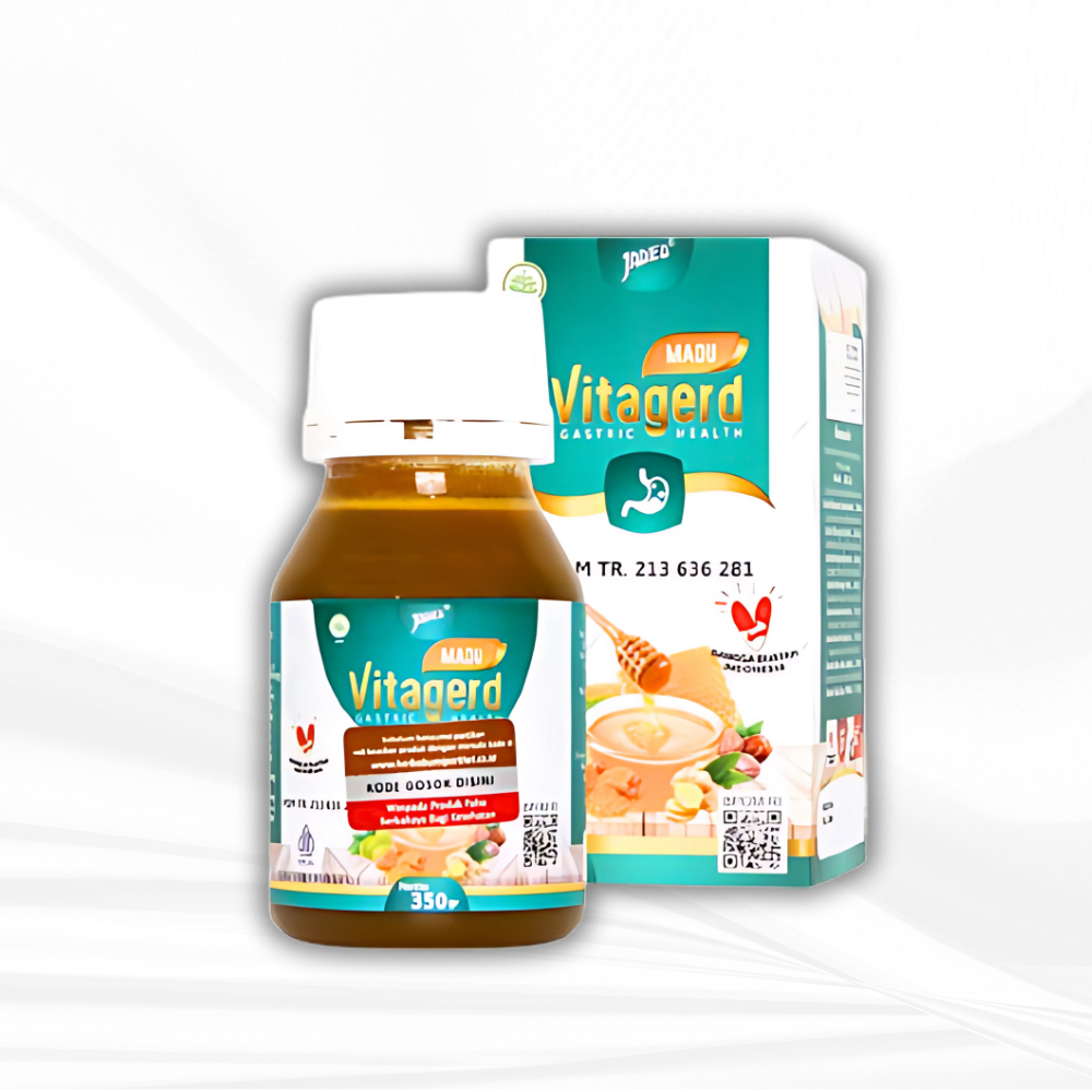 Madu Vitagerd | Herbal 100% Original Untuk Menjaga Kesehatan Pencernaan Asli Obat Lambung Asli Herba