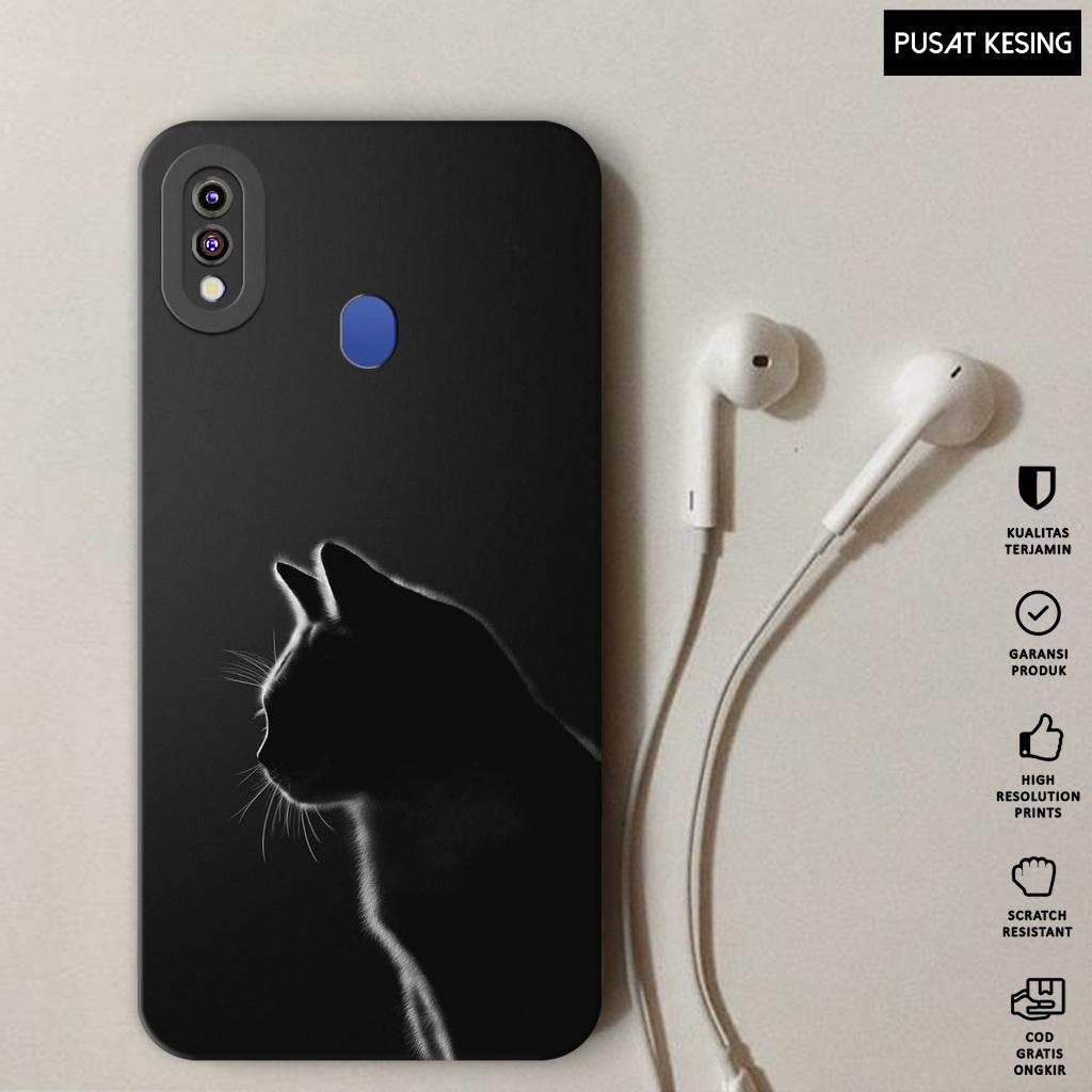 CASE SAMSUNG M20 - Case Hp Samsung M20 Motif KUCING - Softcase Hp Samsung M20 - Casing Hp Samsung M2