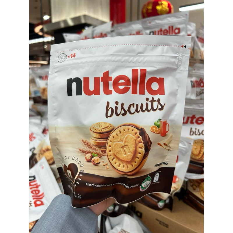 

Nutella biscuits ori halal berat 200 gram isi 14