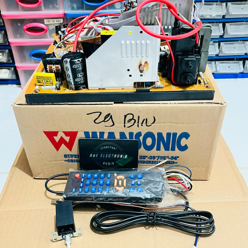 Mesin TV Analog Tabung Layar Cembung 29inch Wansonic TU2T